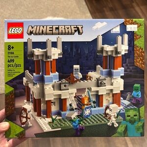 LEGO Minecraft Ice Castle Set - Blue, White, Orange